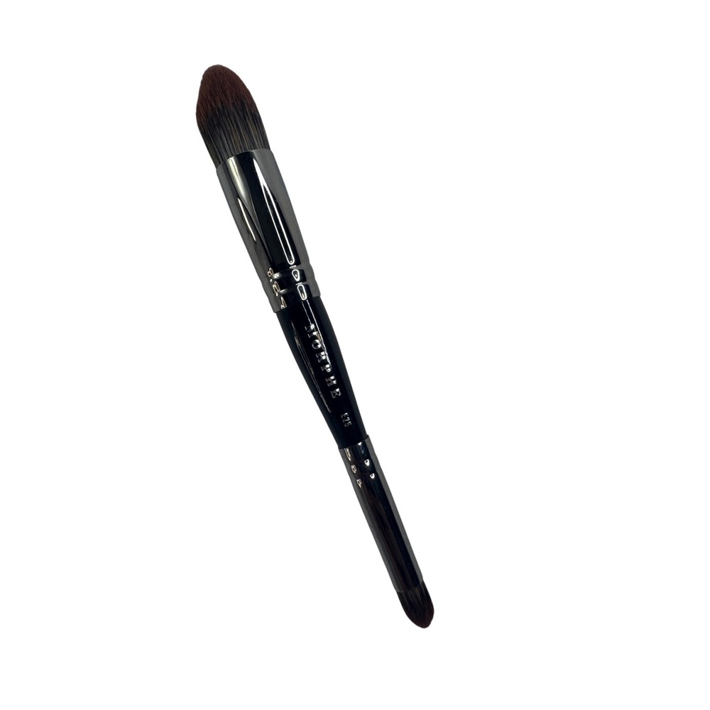 Morphe‎ E25 Dual Ended Foundation and Concealer Makeup Brush Black Silver